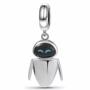NWOT Disney Pixar Eva Wall-E Robot Dangle Charm Sterling Silver 925